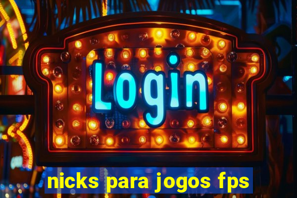 nicks para jogos fps